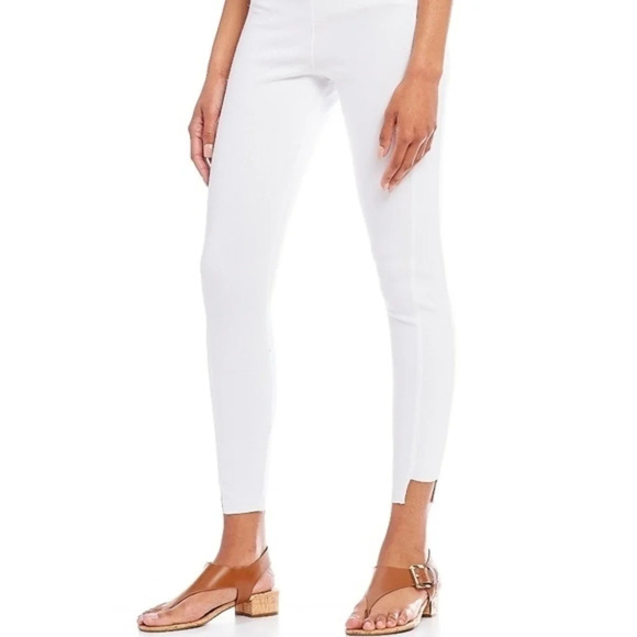 Lysse Medium Control Split Denim White Legging - Picture 7 of 7